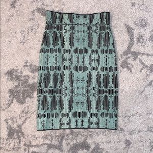 BCBGMaxAzria snakeprint skirt